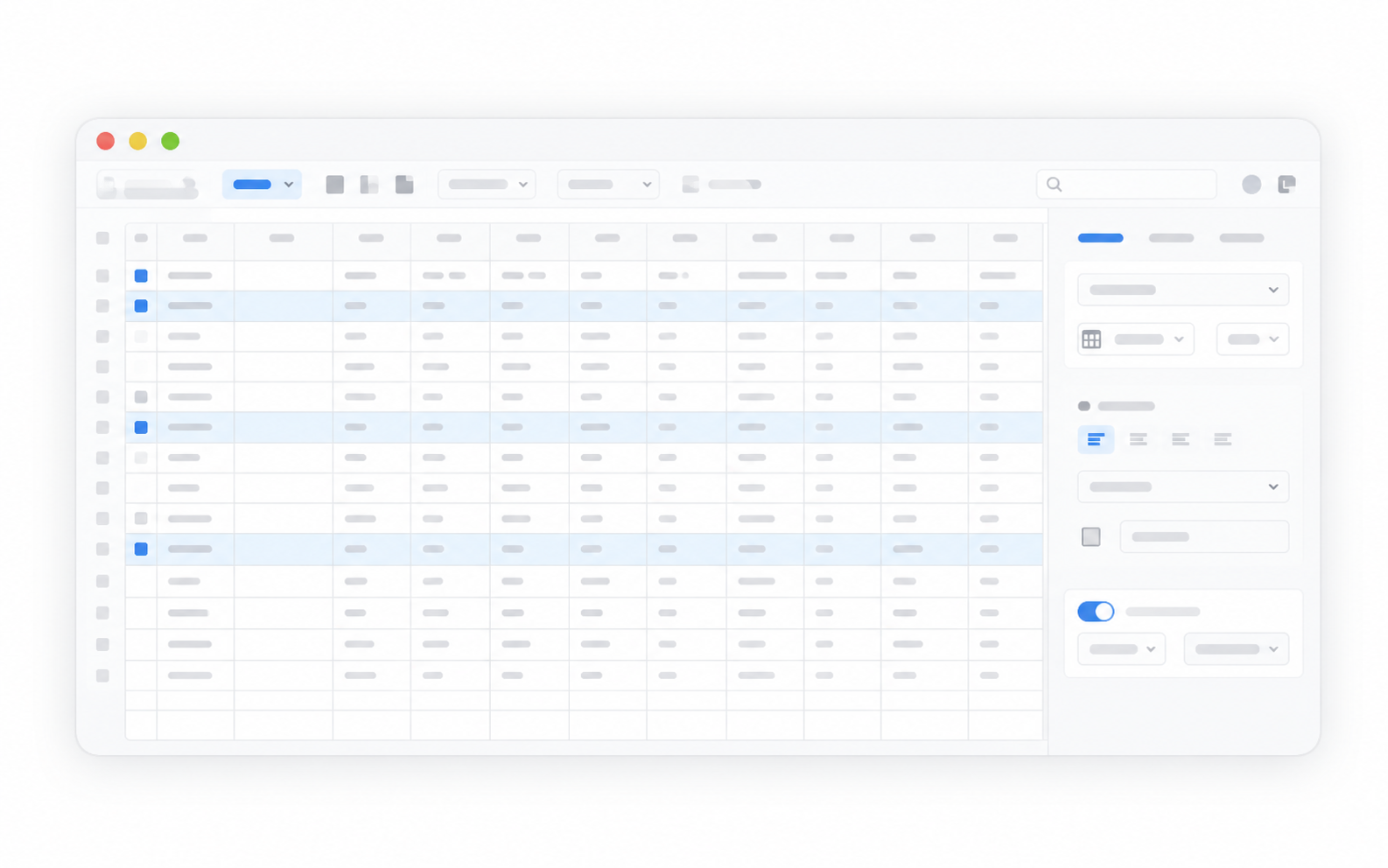 Wireless overview spreadsheet